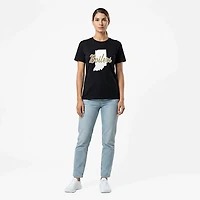 WILDCAT RETRO Women's Purdue State Script Meet and Greet T-shirt