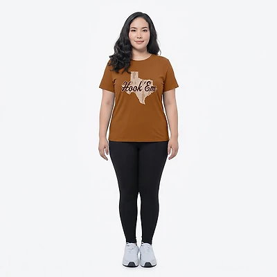 WILDCAT RETRO Women's Texas State Script Meet and Greet T-shirt