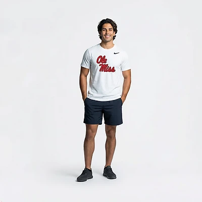 Nike Men's Ole Miss Stack Logo T-shirt