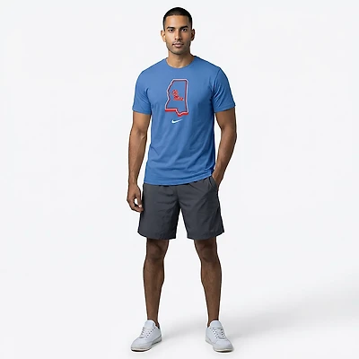 Nike Men's Ole Miss State Logo T-shirt