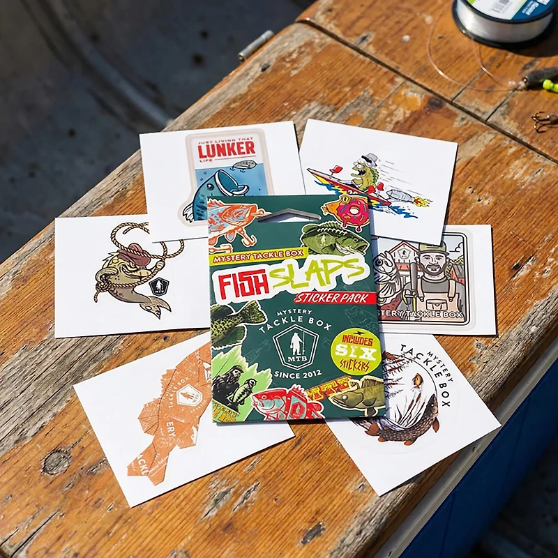 Mystery Tackle Box Fish Slaps Decal Kit