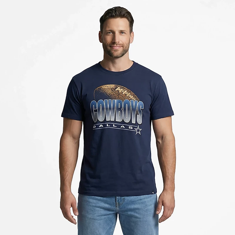 '47 Men's Dallas Cowboys Shadow Down Franklin T-shirt