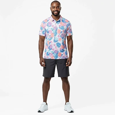 Chubbies Men's The Tropic Like It's Hot Performance Polo Shirt