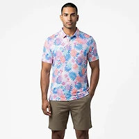 Chubbies Men's The Tropic Like It's Hot Performance Polo Shirt