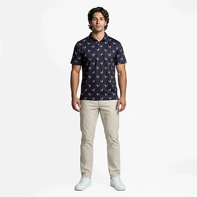 Chubbies Men's The Cockadoodle Doozies Performance Polo Shirt