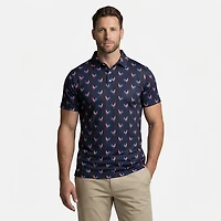 Chubbies Men's The Cockadoodle Doozies Performance Polo Shirt