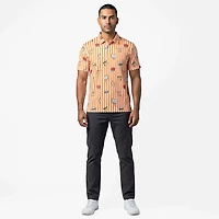 Chubbies Men's The Whataburger Comic Stripe Performance Polo Shirt