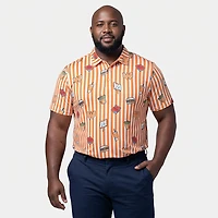 Chubbies Men's The Whataburger Comic Stripe Performance Polo Shirt