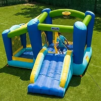 Sportspower My First Jump 'n Slide Bounce House with Ball Pit