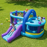 Sportspower Whack-A-Play Bounce House and Basketball Hoop