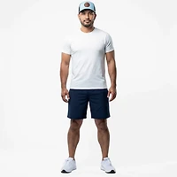 Huk Men's Leath Patch Trucker Cap