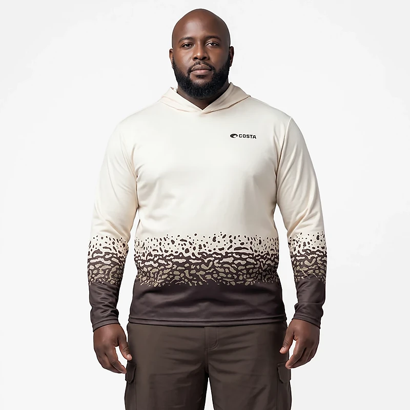 Costa Del Mar Men's Fishskins Hooded Performance Shirt