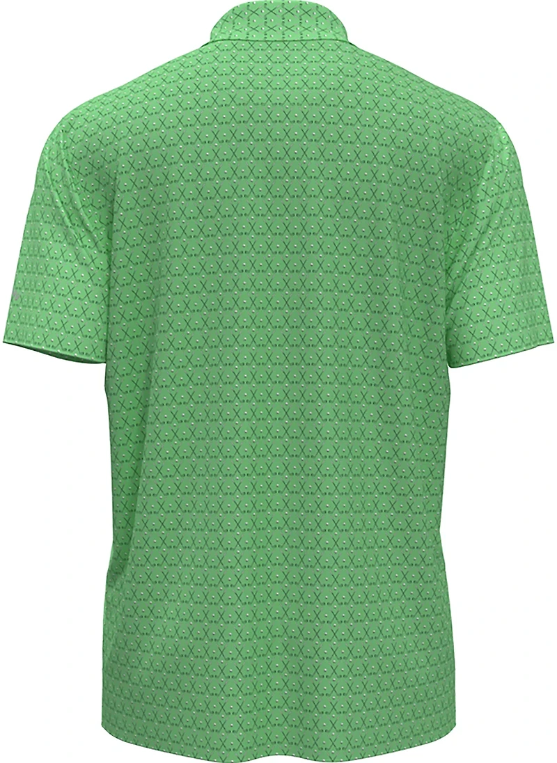 Callaway Boys' Argyle Allover Print Polo Shirt