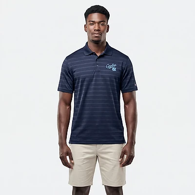 Champion Men's North Carolina Tar Heels School Script Textured Solid Polo