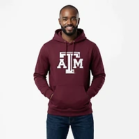 WILDCAT RETRO Men's Texas A&M Aggies Primary Logo Tackle Twill Hoodie