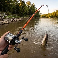 Lews MACH Cat Smash 7 ft 2 in MH Freshwater Casting Reel and Rod Combo