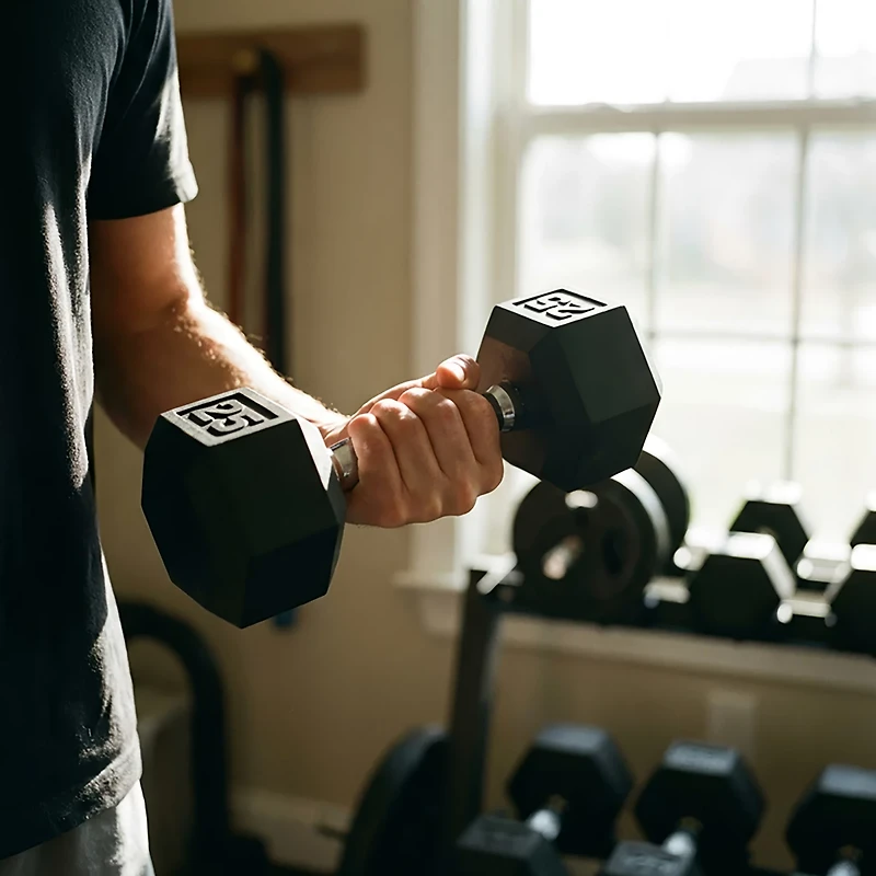 Marcy Rubber Hex Dumbbell – Single