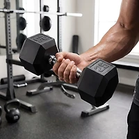 Marcy Rubber Hex Dumbbell – Single