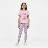 BCG Girls' 4-6X Bunny Top and Capri Pants Set