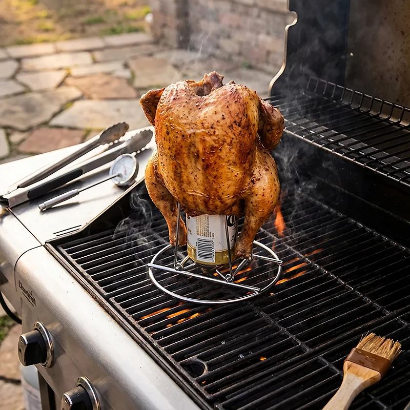 Charbroil Folding Beer Can Chicken Rack