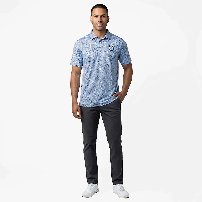 Antigua Men's Colts Field Ditsy Polo Shirt
