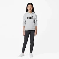PUMA Girls’ Foundations Cotton Fleece PO Hoodie