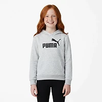 PUMA Girls’ Foundations Cotton Fleece PO Hoodie