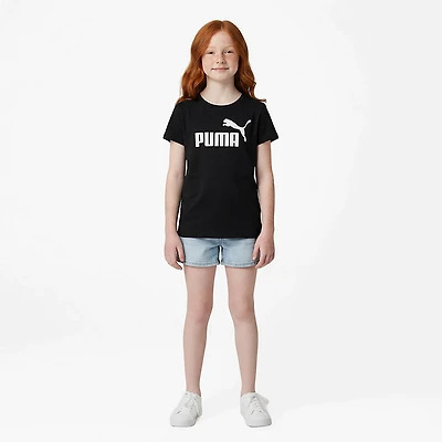 PUMA Girls’ Foundations No.1 Logo T-shirt