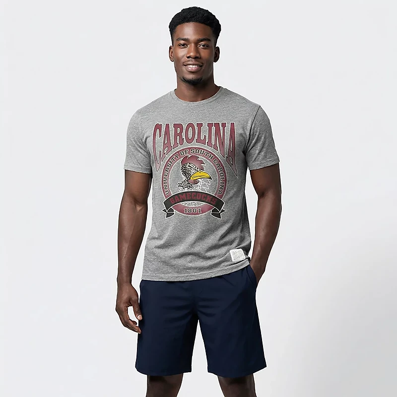 WILDCAT RETRO Men's University of South Carolina Round Vault Mascot Graphic T-shirt