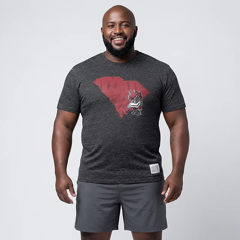 WILDCAT RETRO Men's University of South Carolina Vault Mascot Head State Graphic T-shirt