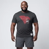 WILDCAT RETRO Men's University of South Carolina Vault Mascot Head State Graphic T-shirt