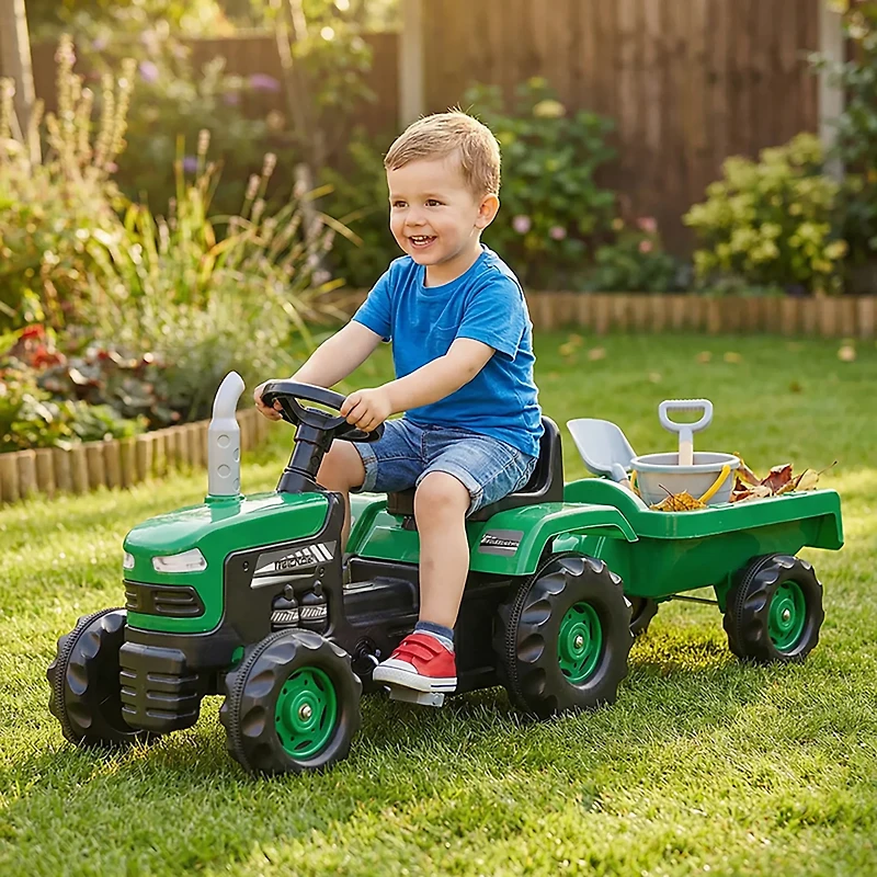 Dolu Pedal Operated Tractor with Trailer