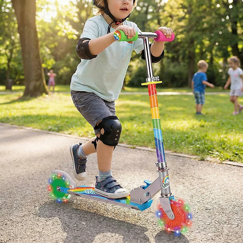 Ozbozz Rainbow Foldable Scooter