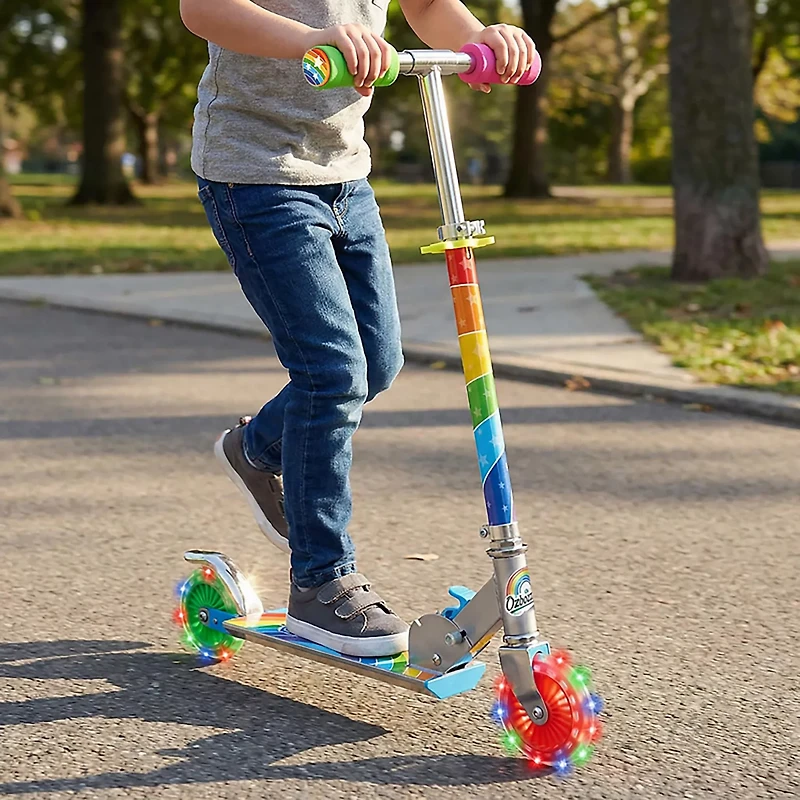 Ozbozz Rainbow Foldable Scooter