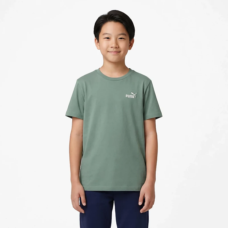 PUMA Boys’ Essentials Basics No 1 Logo T-shirt