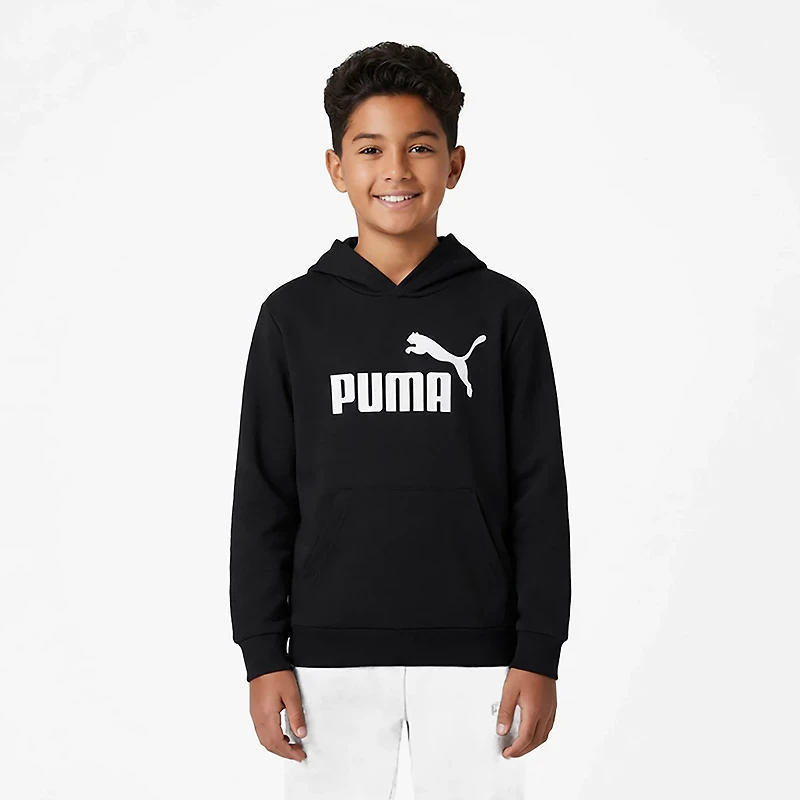 PUMA Boys’ Foundations No 1 Logo Fleece PO Hoodie