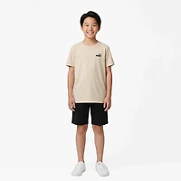 PUMA Boys’ PS Essentials Basics No 1 Logo T-shirt