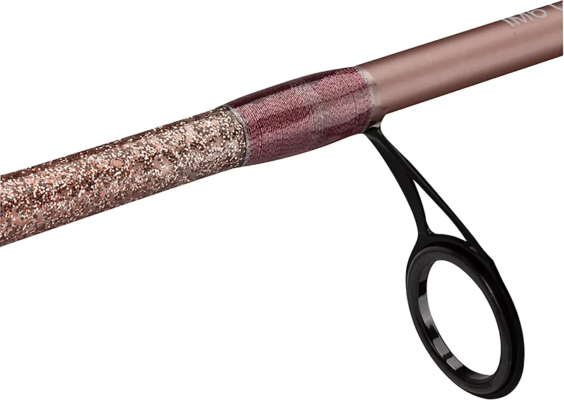 SheFish Sparkle Elite 6 ft 6 in M Rose Gold Spinning Combo