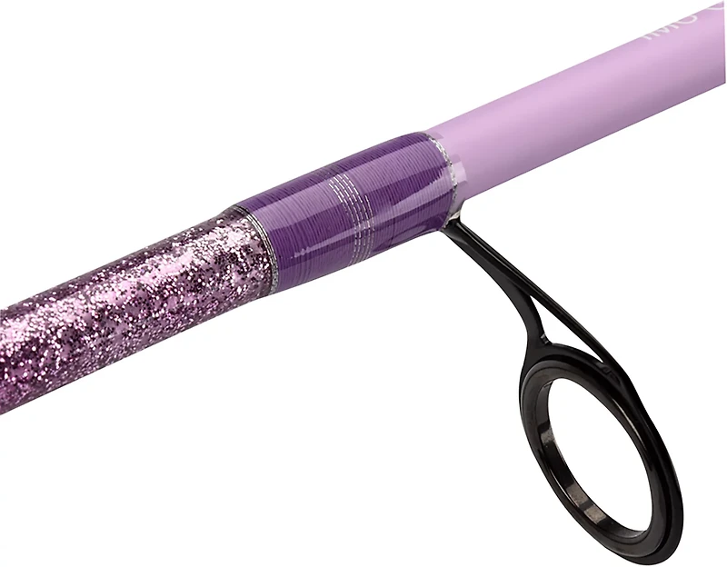 SheFish Sparkle Elite 6 ft 6 in M Lavender Spinning Combo