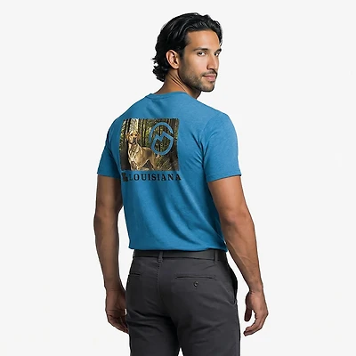 Magellan Outdoors Men's Louisiana Dog Follow Me State T-shirt