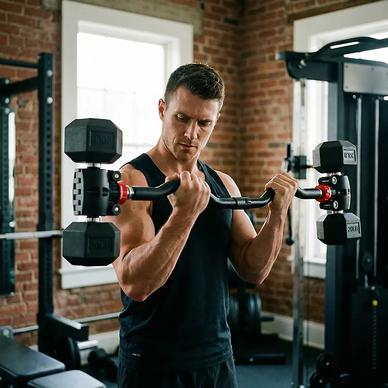 PRCTZ Modular Weight Training Arm Curl Bar Adapter