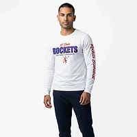 '47 Men's Houston Rockets Low Block Franklin Long Sleeve T-shirt