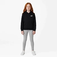 PUMA Girls’ Essential Basics Spun Poly Fleece PO Hoodie
