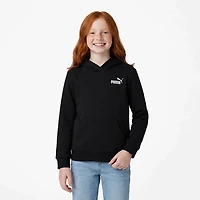 PUMA Girls’ Essential Basics Spun Poly Fleece PO Hoodie