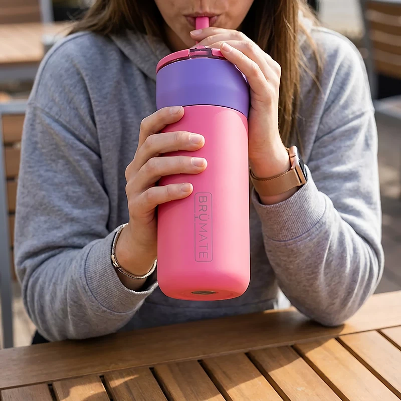 BruMate Kids' Leap Bottle with Silicone Straw 12 oz.