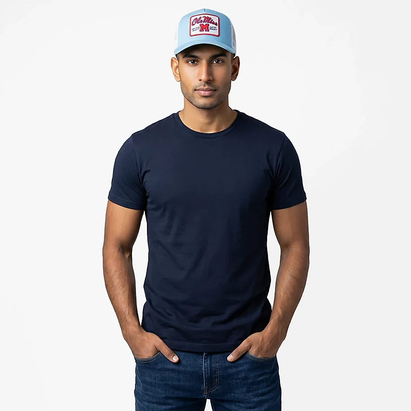 Homefield University of Mississippi School Arch Rally Cry Patch Trucker Cap