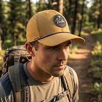 Vortex Men's Script Logo Silicone Patch Cap