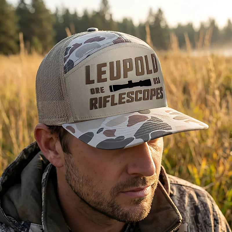 Leupold Men's Riflescopes 7 Panel Trucker Cap