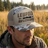 Leupold Men's Riflescopes 7 Panel Trucker Cap