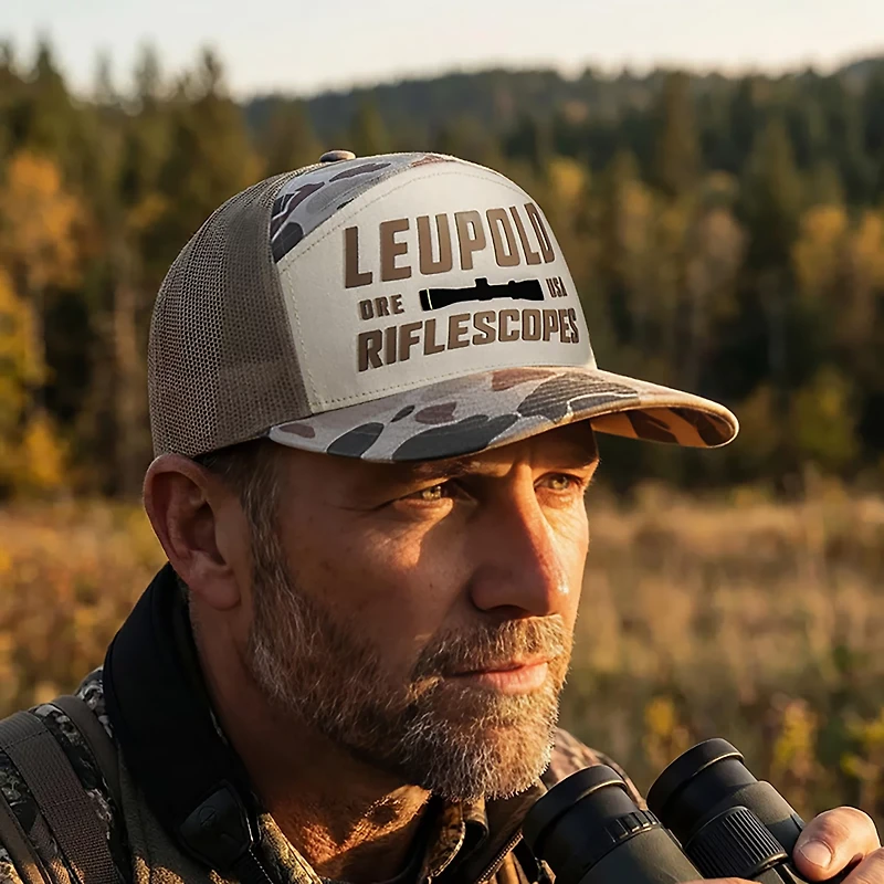 Leupold Men's Riflescopes 7 Panel Trucker Cap
